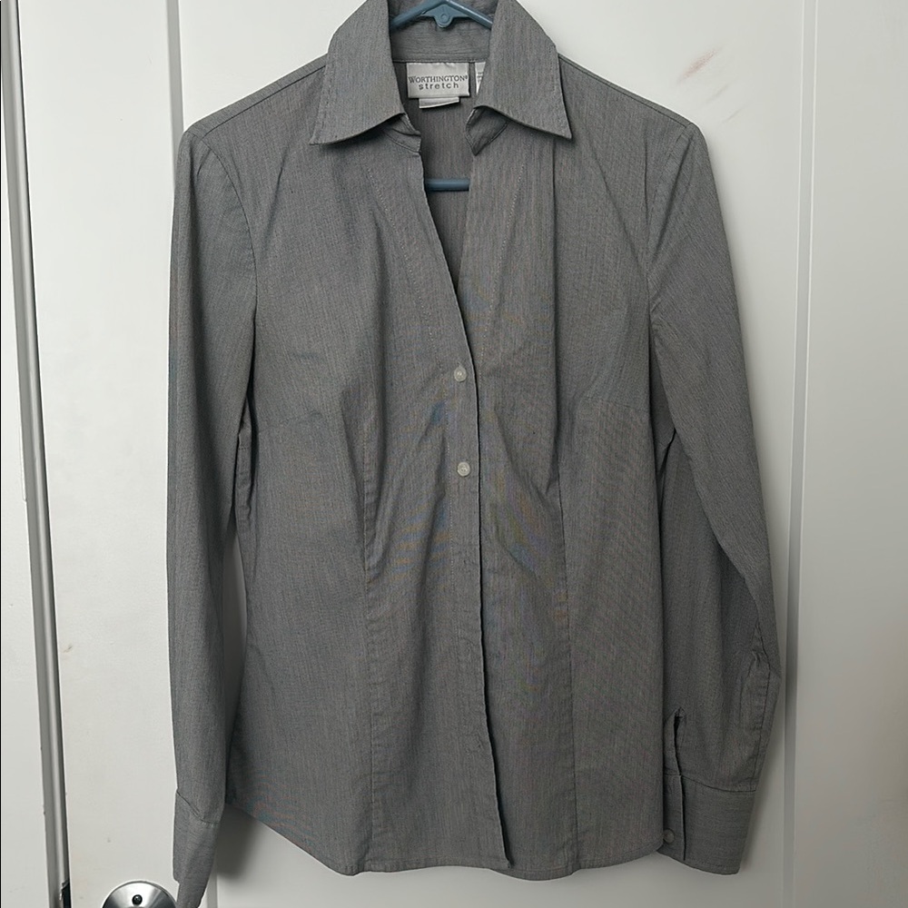 Worthington Women's Gray Blouse